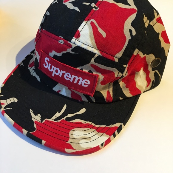 red camo hat